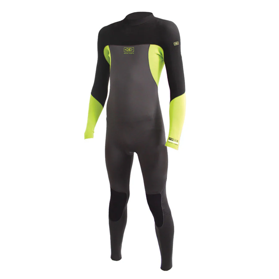 Boys Free Flex Back Zip Steamer 3/2mm - Image 4