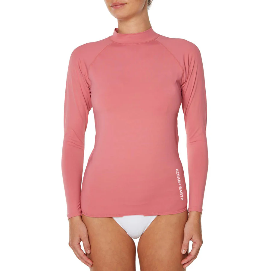 Girls Waves Long Sleeve Rash Vest - Image 4