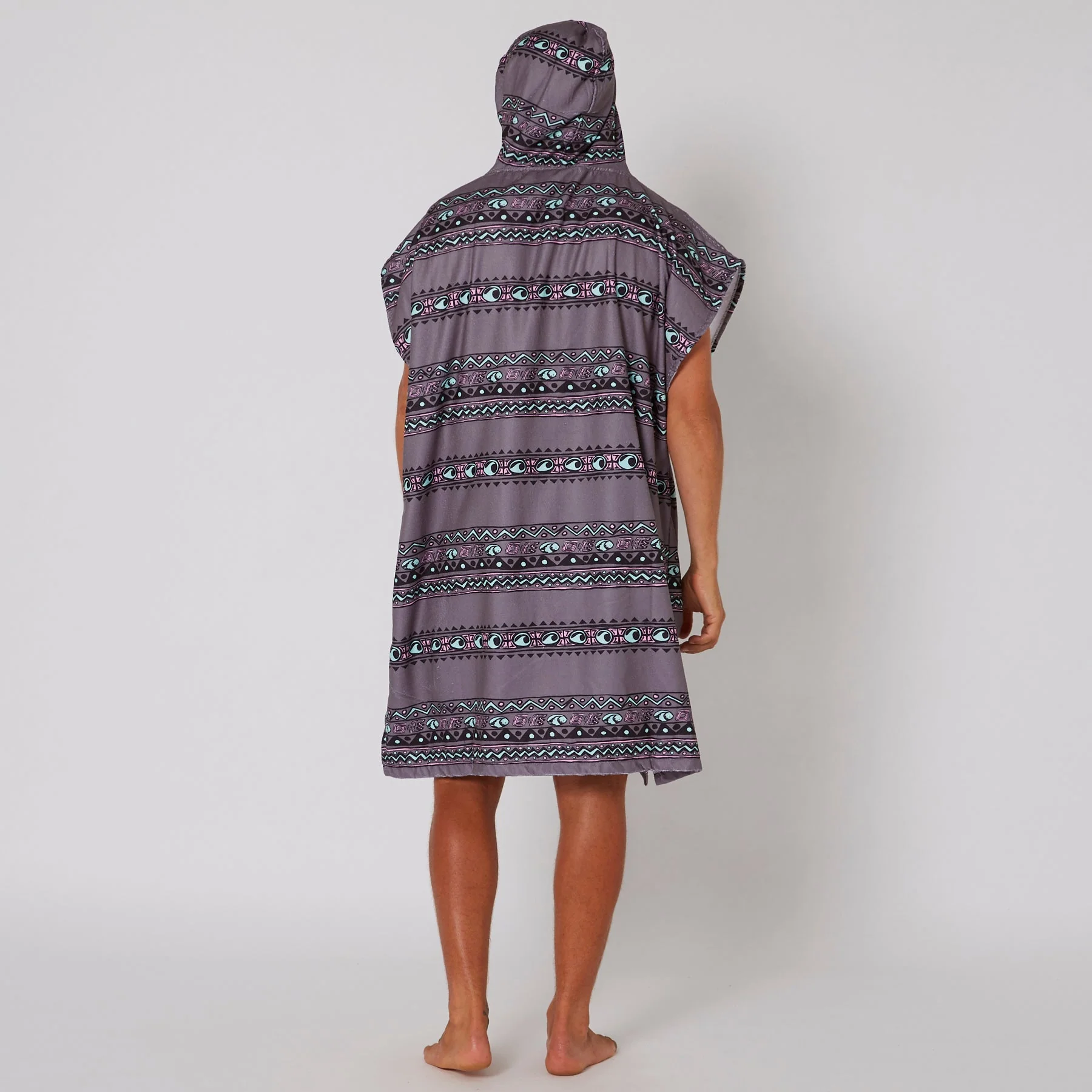 Mens Digital Hooded Poncho - Image 4