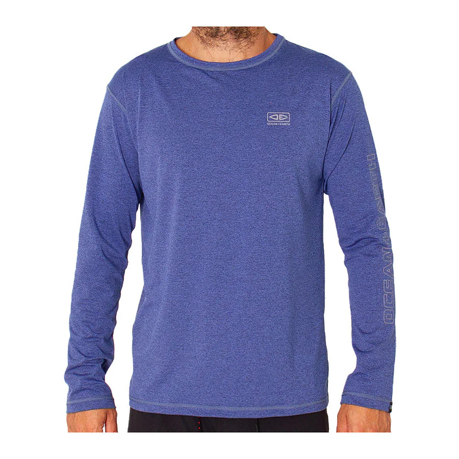 Mens Surf Long Sleeve Rash Shirt - Image 8