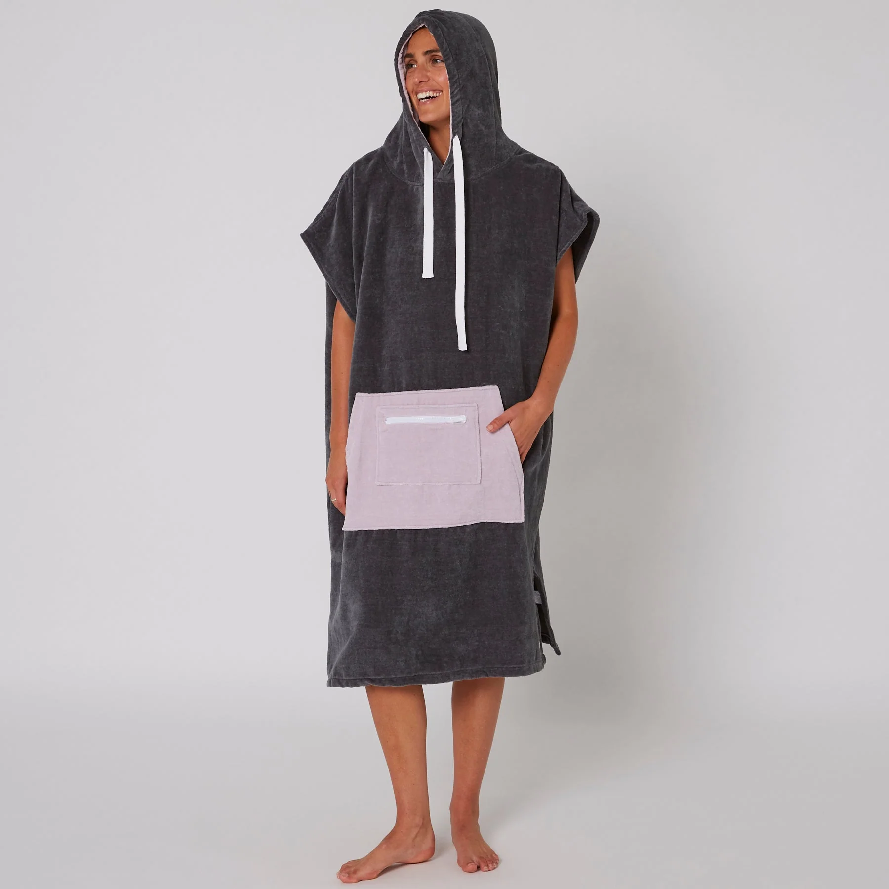 Ladies Daydream Hooded Poncho - Image 5