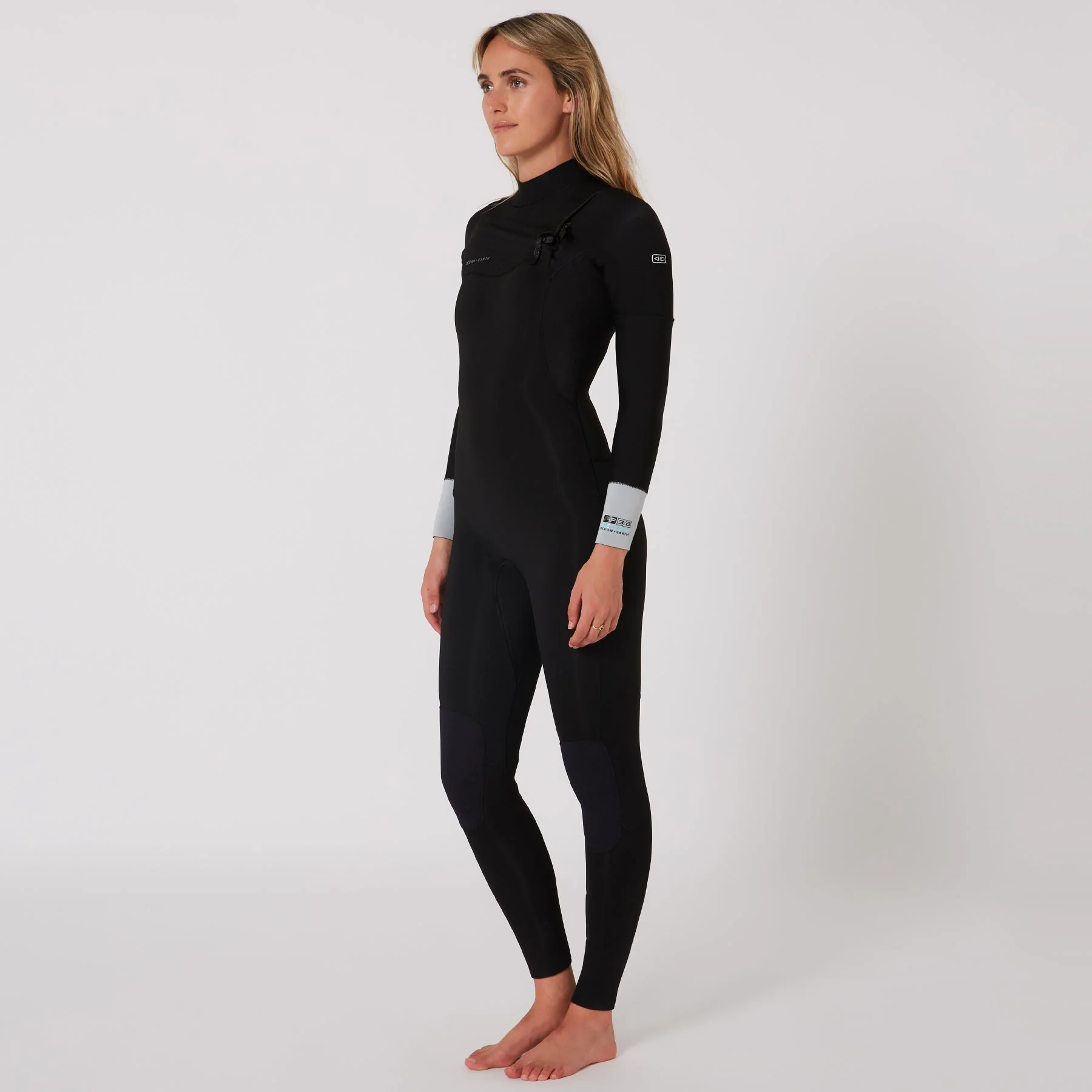Ladies Free Flex Chest Zip Steamer - 3/2mm - Image 3