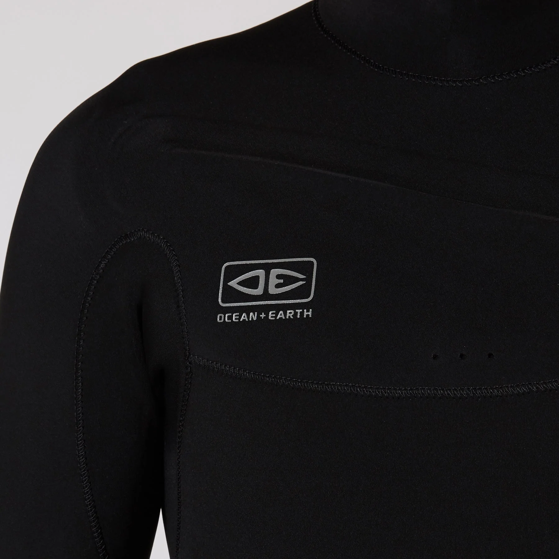 Mens Double Black Chest Zip Steamer - 3/2mm - Image 8