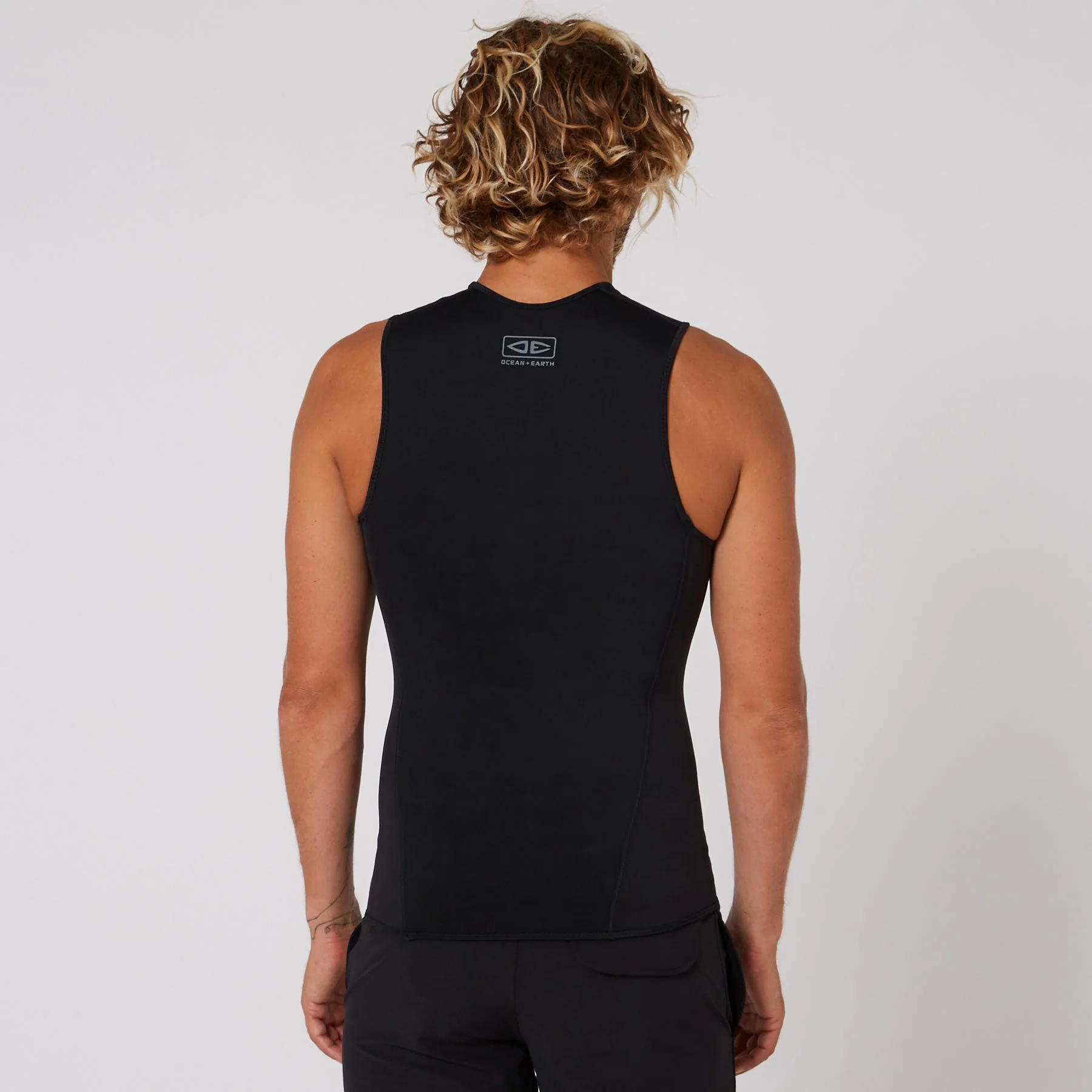 Double Black Sleeveless Vest - 1.5mm - Image 3