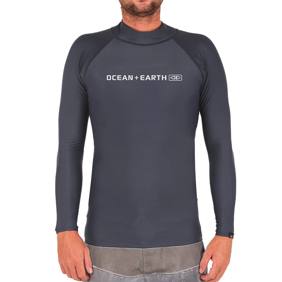 Mens Script Rash Long Sleeve Rash Shirt - Image 12